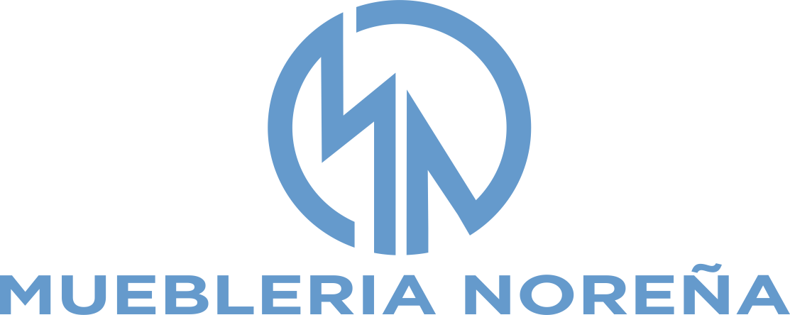 logo muebleria noreña azul claro